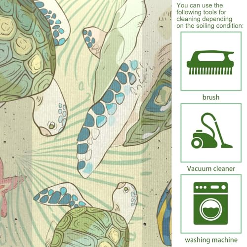 Tapis de cuisine antidérapants lavables pour sol propre et sec - 5