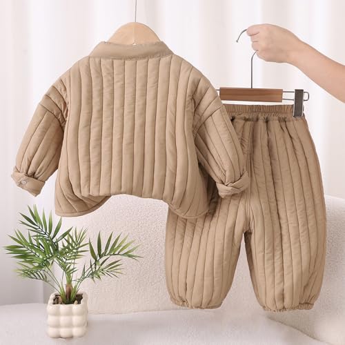 Abrigos para bebés y niños chaquetas de dos piezas de 1 a 8 años 2