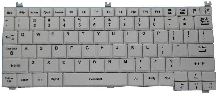 for GE Healthcare Ultrasound Keyboard for LOGIQ Book XP PRO White English US