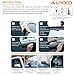 AUXKO Rain Guards for Buick Envista 2024 2025, Window Vent Visors Accessory - Tape-On Rain Guard Window Visor for Buick Envista, Easy Install Car Side Window Wind Deflectors & Visors Smoke Black