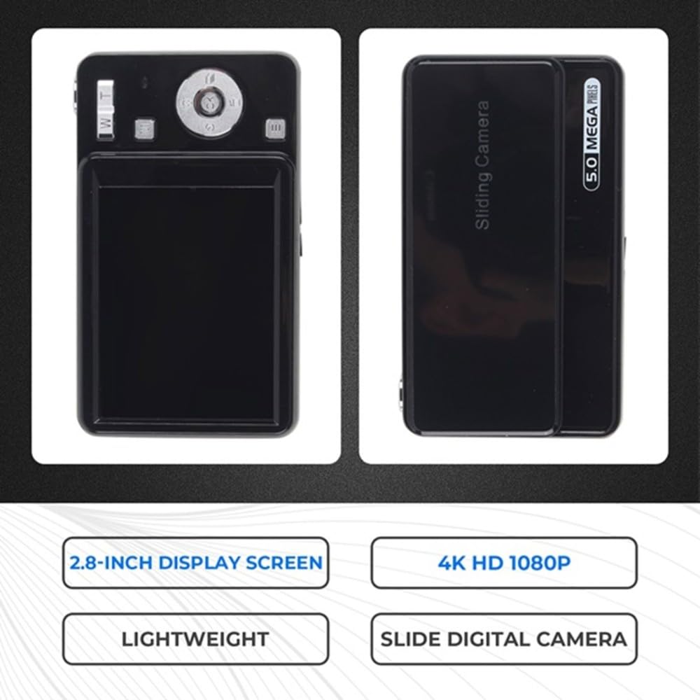 M15 4K slajdowy aparat cyfrowy 2,8 IPS ekran autofokus 16-krotny zoom do vlogowania i fotografii wideo, 64 GB
