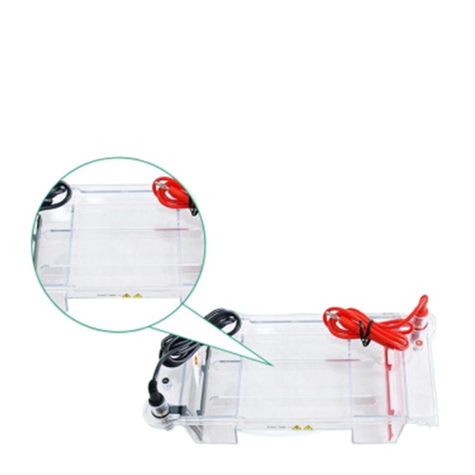 Elektrophoresegerät, DYCP-31CN Agarose Horizontales Elektrophorese-Instrument Protein-Gel-Elektrophorese-Tank-Netzteil für gängige Proteine