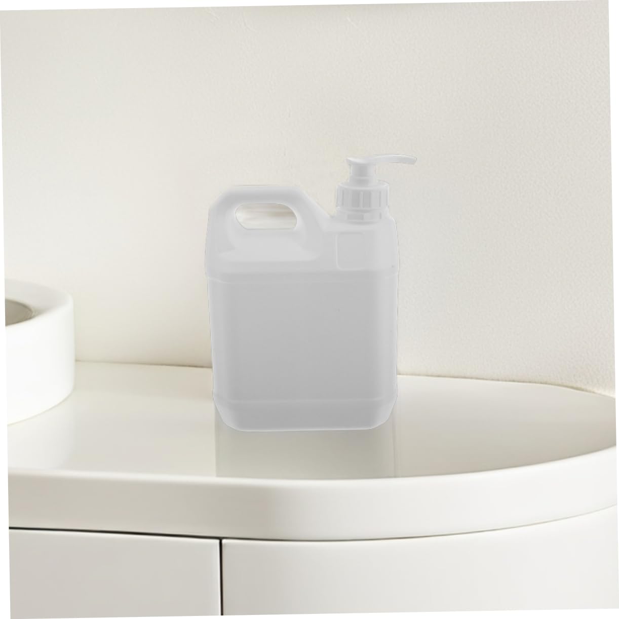 Bottiglie con Erogatore Pompa per Shampoo e Bagnoschiuma Capacità Grande 3 Pezzi in Plastica Ricaricabili per Viaggi e Famiglie