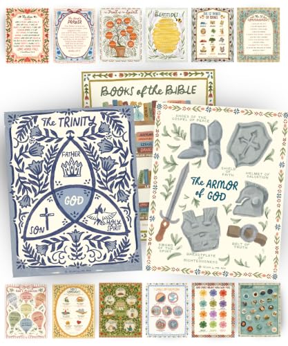 Mr. Pen- Bible Posters, 15pc, Hand Drawn, 14x...