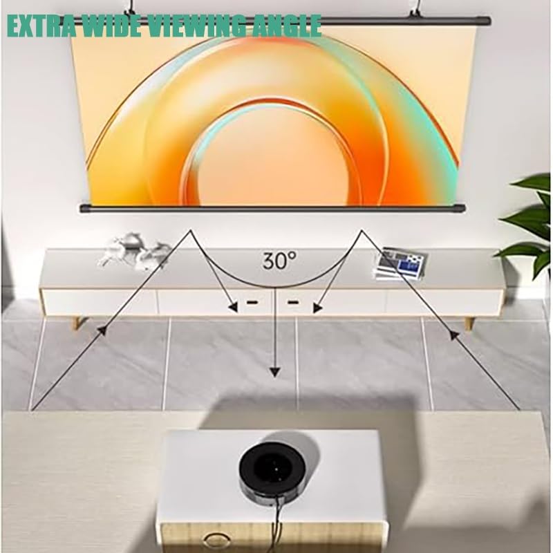 Pantalla Manual para Proyector 72" 4:3 miniatura 2