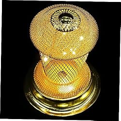 Lamparas De Pared Hierro Forjado DOITOOL Luz De Noche Hueca Aplique De Pared Vintage Mini Luz De Mesa Lámpara De Aceite Antigua Mesita De Noche Luz De Noche Luz De Aceite Led Retro Luz Calida Hierro Forjado Adornos Gracia