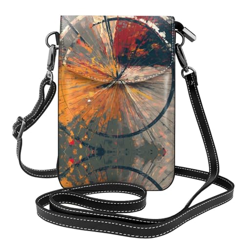 Sacoche téléphone portable en cuir pour le shopping et les sorties sans s'encombrer