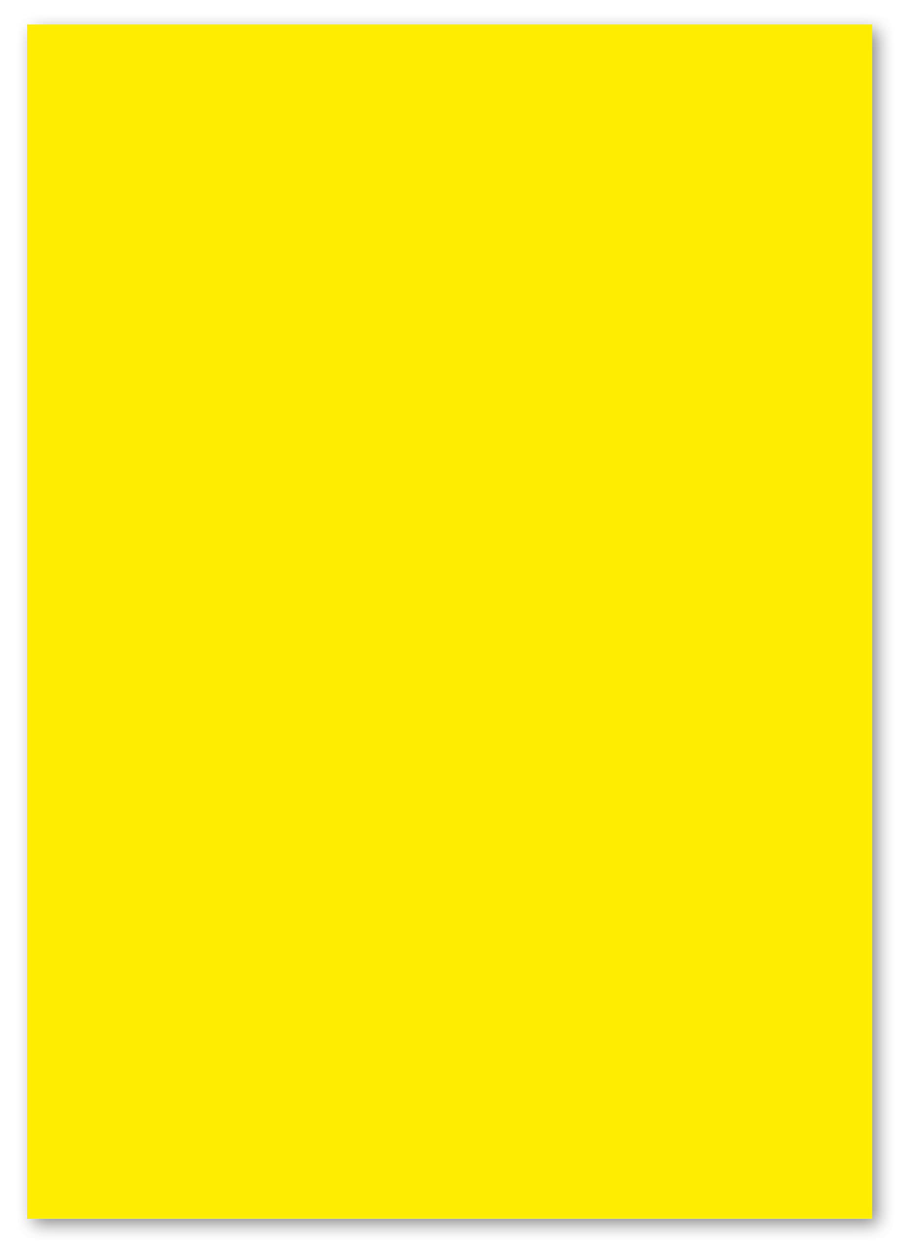 kangaro - Papier kolorowy żółty DIN A4-120 g/m² FSC mix 100 sztuk - papier listowy DIY K-0043F025 29,7 x 21 x 1,5