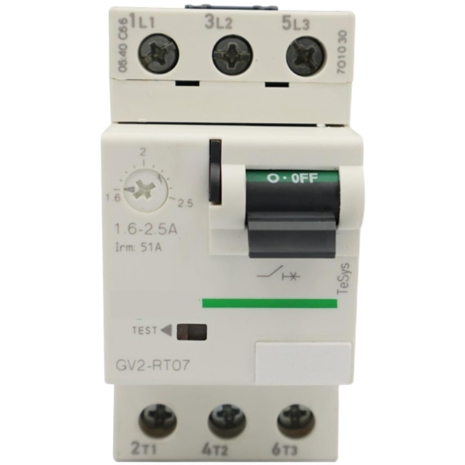 GV2RT Thermal-Magnetic Circuit Breakers GV2RT03 GV2RT04 GV2RT05 GV2RT06 GV2RT07 GV2RT08 1Pcs (Size : GV2RT08)