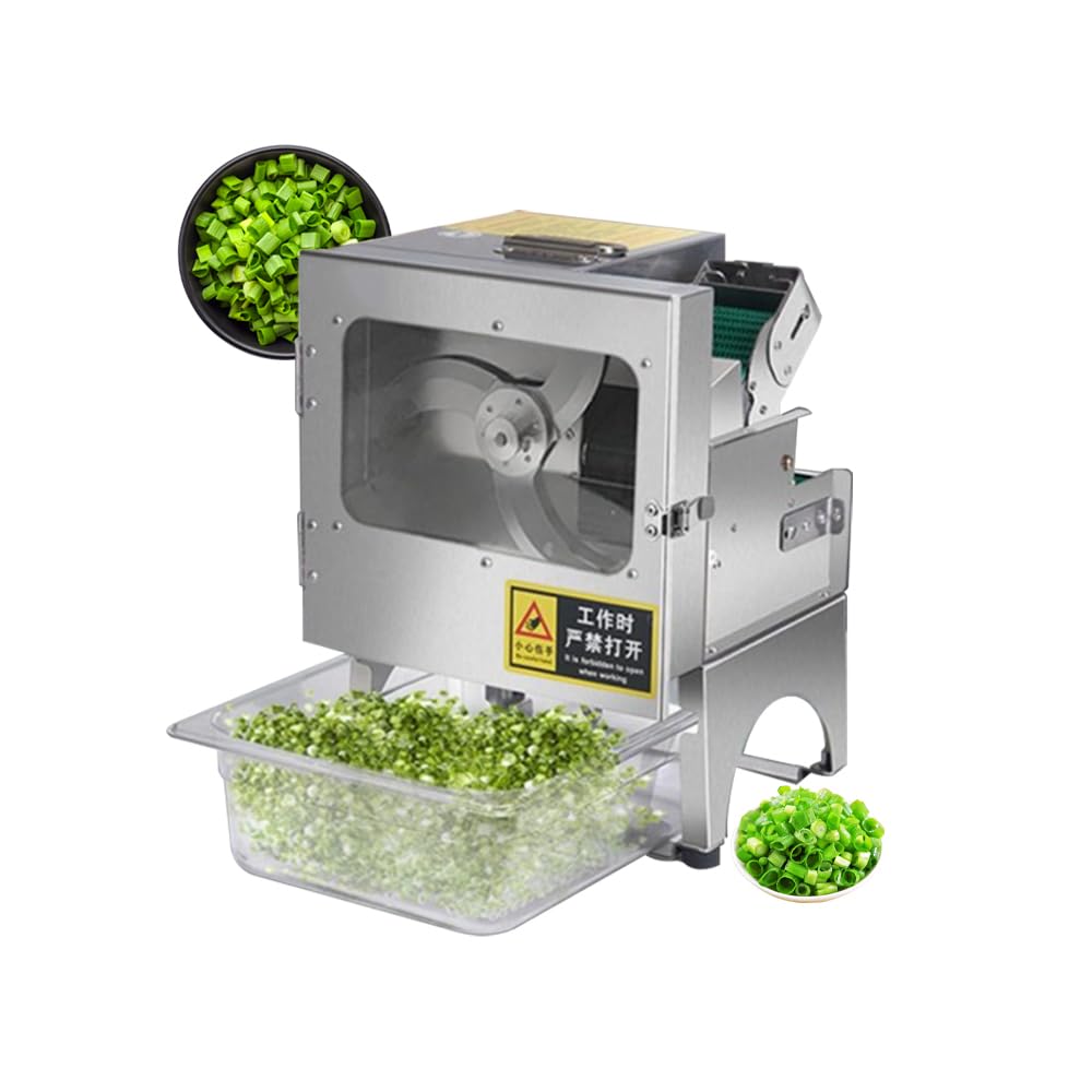 Affettatrice elettrica per verdure con spessore regolabile da 1,5 a 35 mm e doppio controllo di velocità per una preparazione efficiente degli alimenti
