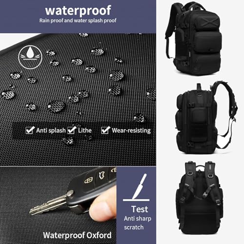 Travel Backpack Islanders for Men,Extra Large Travel Laptop Backpack with USB Charging Port for Weekender Business Hiking 6