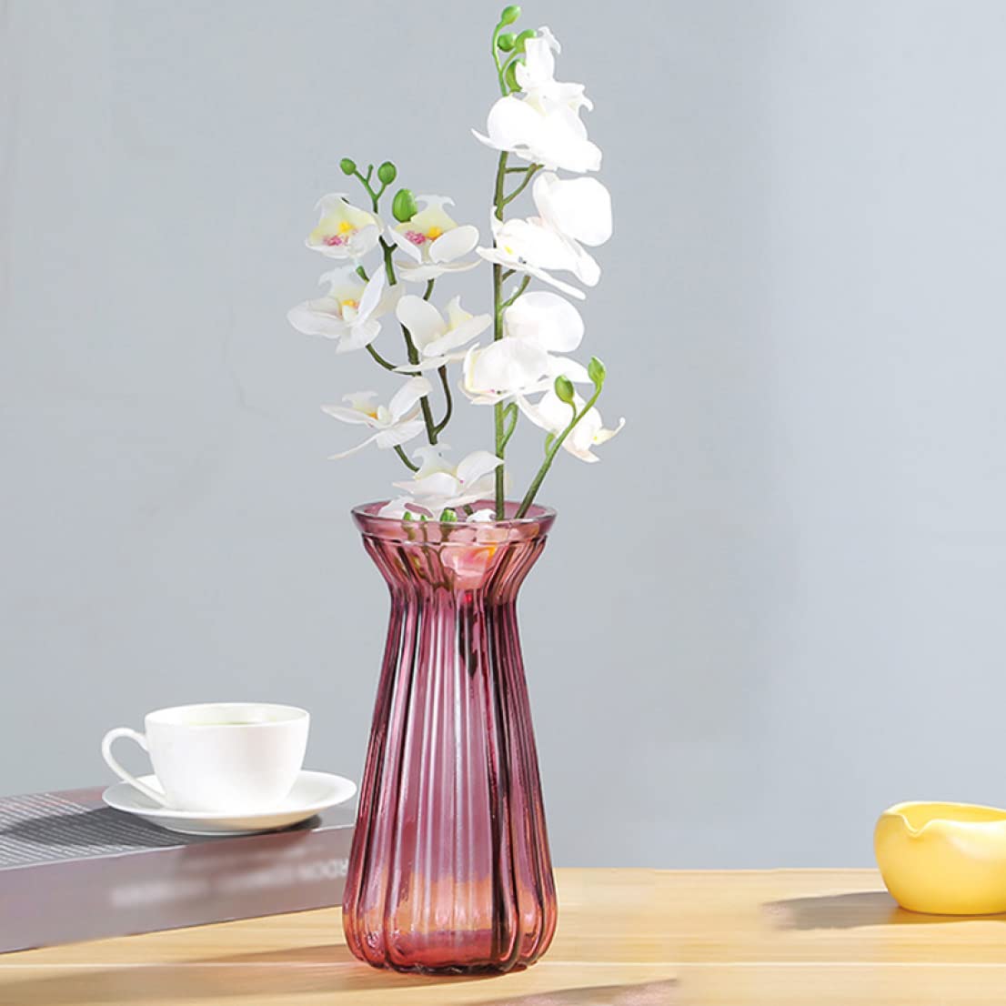 Amazon.co.jp: YJFFQ 花瓶 ガラス花器 フラワーベース おしゃれ 花器 