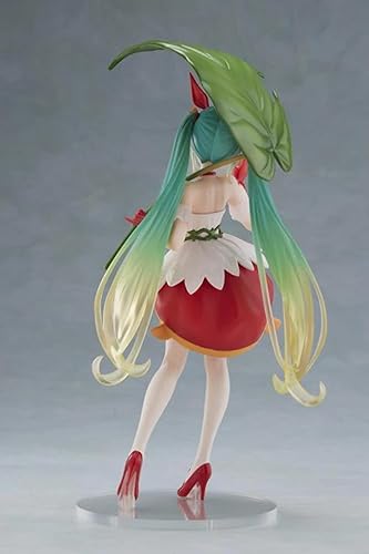 Miniatura 6 de Taito Prize Hatsune Miku Wonderland PVC Hatsune Miku Thumbelina Estatua 7.1 in