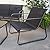 Barton 4 Pieces Lounger Chair Set w/Glass Table Black Outdoor Patio Furniture Wicker Rattan Modern Conversation Chat Seating