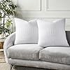 VHC Brands Waffle Weave White Euro Sham Set of 2 26×26 Decorative Throw Pillow CoversShams Boho Farmhouse Bedroom Decor