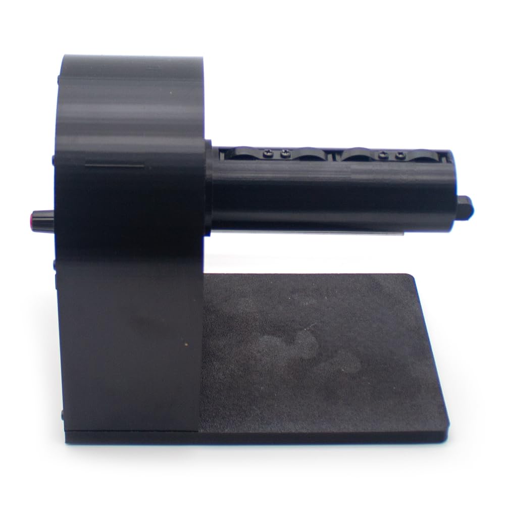 Toplionace Mini Avvolgitore Elettrico per Etichette con Velocità Regolabile, Micro Macchina per Riavvolgimento Automatico di Codici a Barre