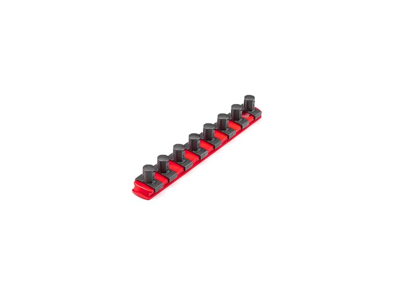 Organizador de Soquetes TEKTON com Encaixe de 12,7 mm (1/2 pol.), Trilho de 20,3 cm e 8 Presilhas OSR21108