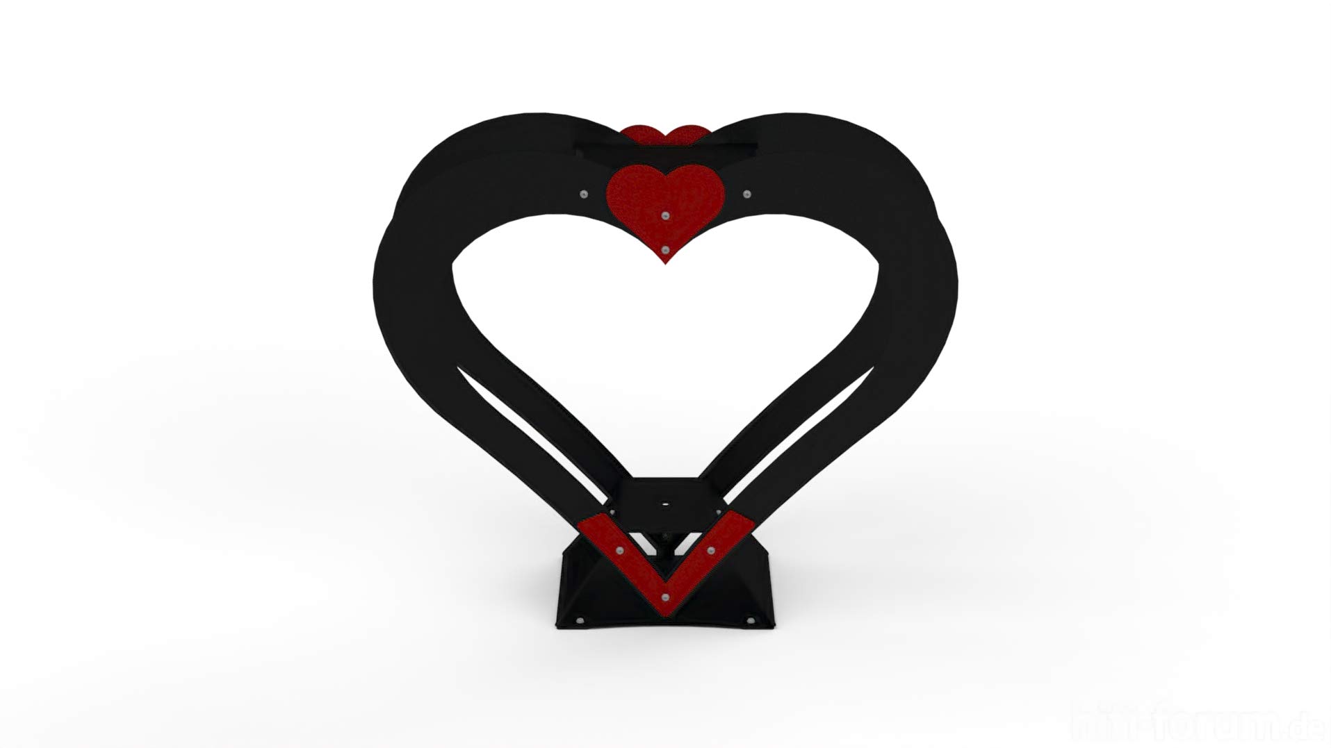 Cœur en métal Heartbeat pour exprimer l'amour dans votre maison