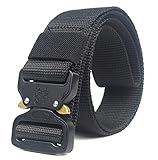 cinturon trabajo amazon Cinturón de nailon para hombre bien diseñado con hebilla metálica. Construcción metálica apta más duradera.