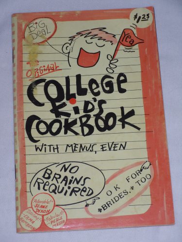 The Original College Kids Cookbook B000MKP396 Book Cover