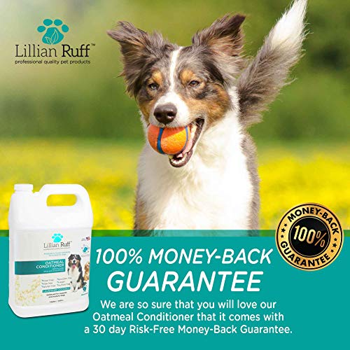 Lillian Ruff Dog Oatmeal Conditioner - Safe for Cats - Lavender Coconut Scent for Itchy Dry Skin with Aloe - Soothe Skin Irritation and Relieve itching - Thumbnail 7