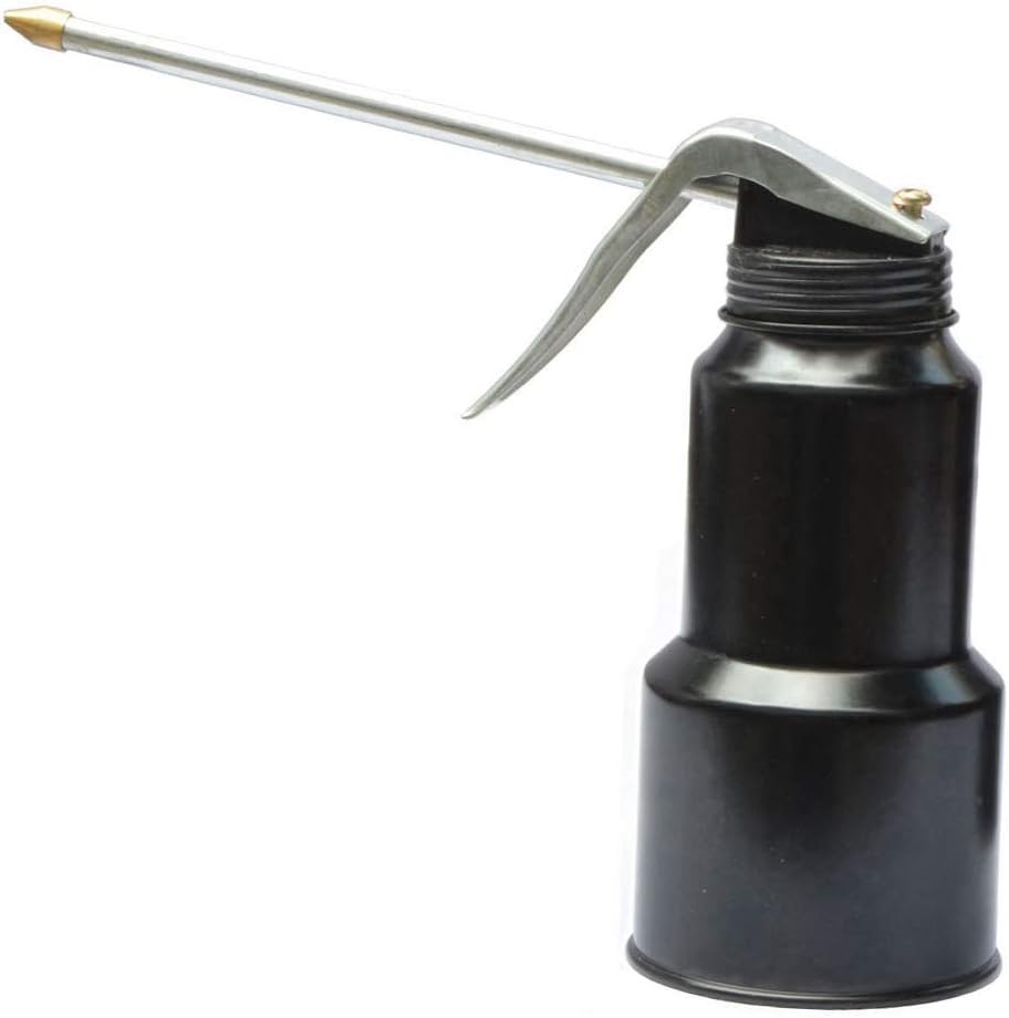 Pump Oiler Can Professional Level 8OZ Capacity（250ML） Pump Oiler with Handle and 6" Metal Spout