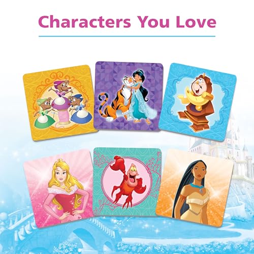Image of Wonder Forge Disney Princess Matching Game - Fun Memory Game for Kids Ages 3 and Up - Toddler Learning Toy Featuring Belle, Ariel, and Elsa and More Disney Princesses - Packaging May Vary