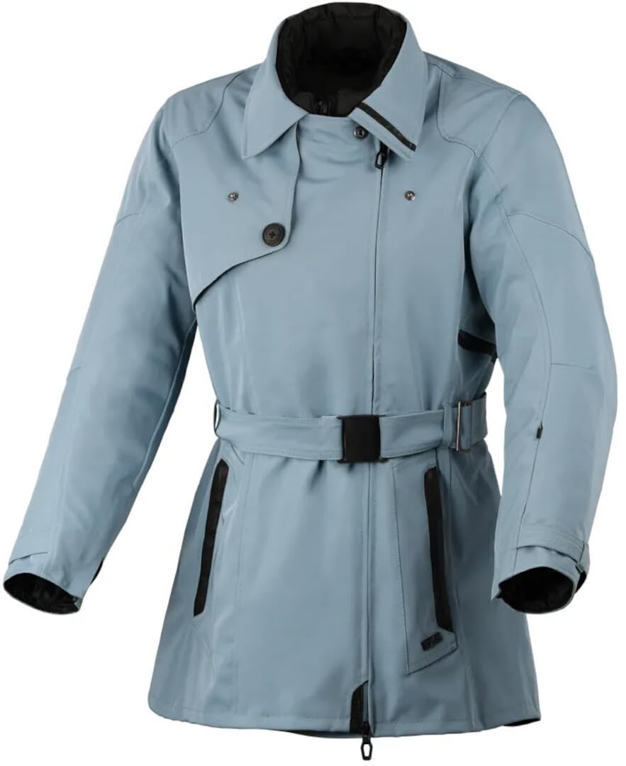 Macna Motique wodoodporna damska kurtka tekstylna motocyklowa, niebieski, 2XL