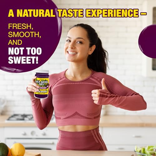 Biolore Elderberry Sea Moss Gel 8oz – Wildcrafted Seamoss, No Added Sugar, Vegan, Made in USA – Elderberry Sea Moss Jam & Superfood Spread — view 3