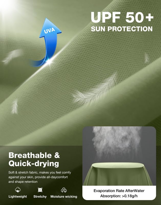 Image of Men's Sun Protection Long Sleeve Shirts UPF 50+