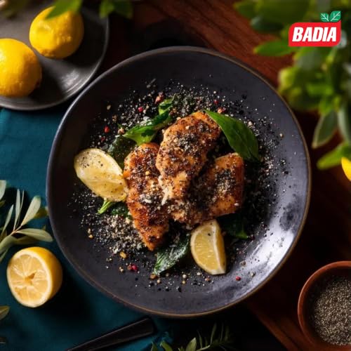 Image of Badia Lemon Pepper Seasoning, 24 oz - Zesty Citrus & Savory Blend | Bright lemon, black pepper, garlic, and onion blend for chicken, seafood, vegetables, grilling, and everyday cooking