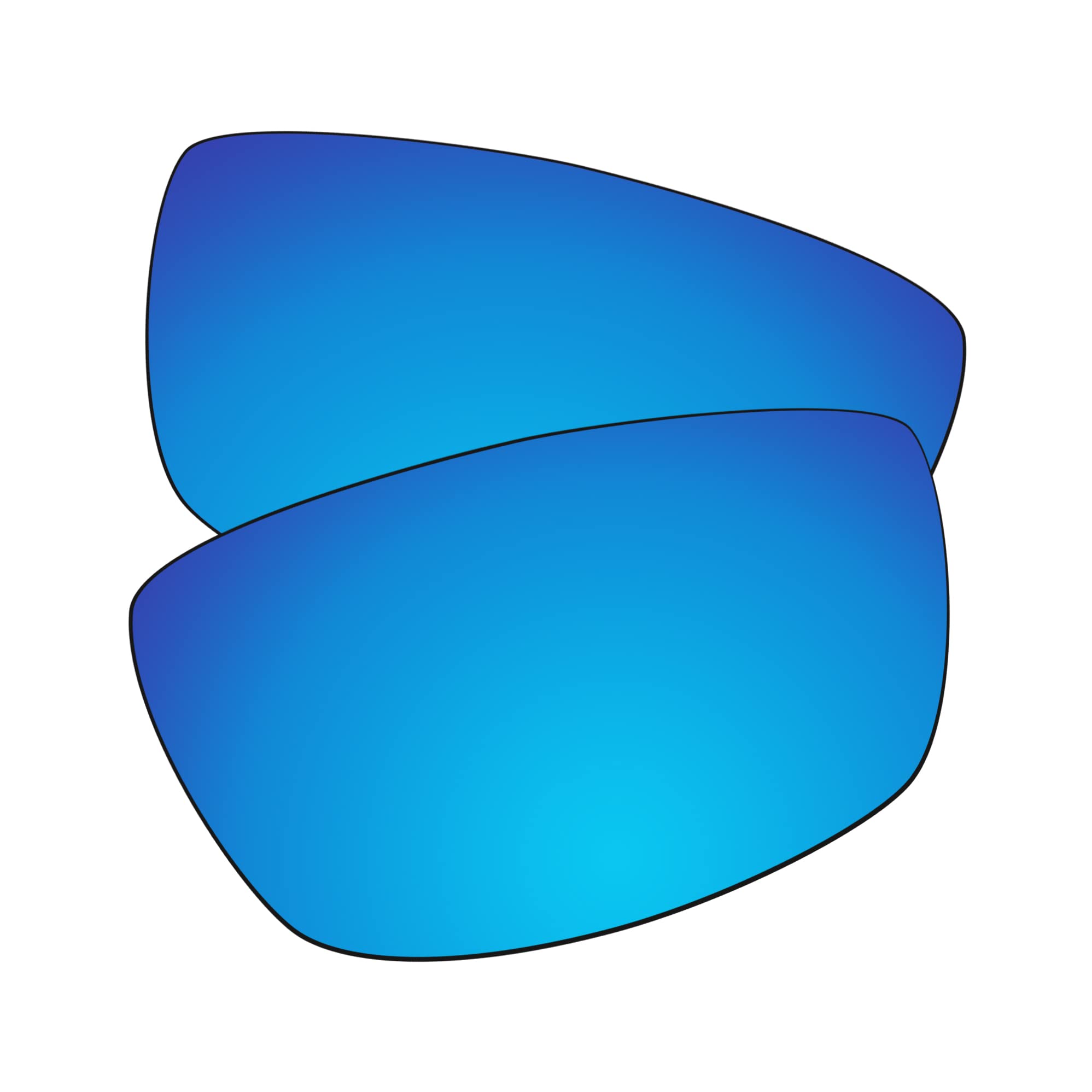 EZReplace Lenti Polarizzate Di Ricambio Per Occhiali Da Sole Wiley X Valore - Colore Blu Ghiaccio, UV400 - 3