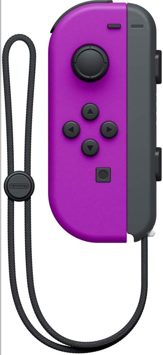 Nintendo Genuine Switch Joy Con Wireless Controller Neon Purple (Left) (Renewed)