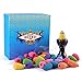 Backflow Incense Cones 120 Pcs - Lavender-Jasmine-Rose-Ocean-Sakura-Gardenia-Lily-Green Tea-8 Mixed Natural Scents and Backflow Incense Holder