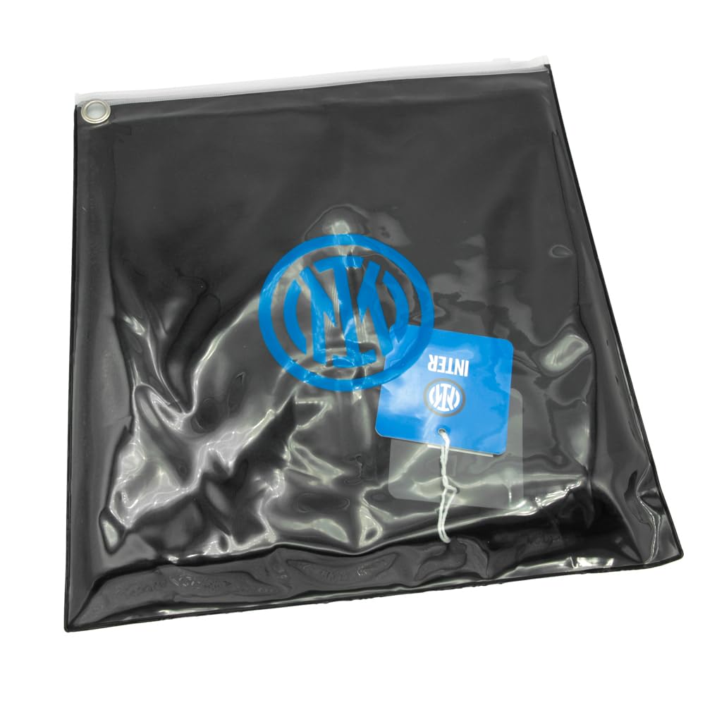 Inter Set Box Idea Regalo Natale o Compleanno, 2 prodotti, Scaldacollo e Borsello, Prodotto Ufficiale 154008