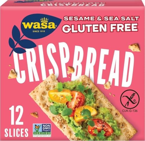 Image of Wasa, Gluten Free Sesame & Sea Salt Crispbread, Net wt. 6.1 Oz (Pack of 1)
