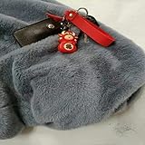  RAEF Nachahmung Otter Kaninchen Haar Pelz Stoff Leopardenmuster Plüsch Kleidung Spielzeug Schals Taschen Teppiche DIY Innendekoration Stoff