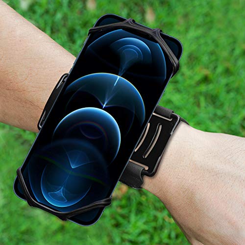 Brassard smartphone rotatif anti-chute pour iPhone et Galaxy S9 Plus