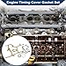 Hihaha Engine Timing Cover Gasket Set TCS46156 for Chevrolet Cruze 2011-2015 Chain Case Cover Gasket Long-lasting Sealing Rubber,Metal 1 Set Yellow,Black