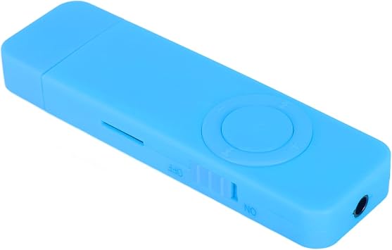 MP3 Player, 8GB Music Player Expandable UP to 64GB, USB Flash Drive Mp3 Player for Running, Recording, Gym, Jogging, Sports, OTG HiFi Lossless Sound Blue