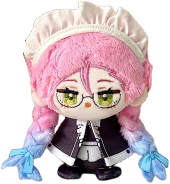 KILA MILA Anime lvan Plush Keychain,Mizi Sua Luka Ivan Till Mini Sitting Stuffed Plush Pendant Key chain Gift