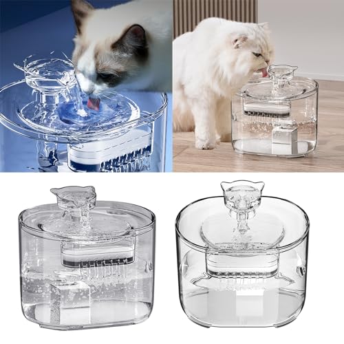 Fuente dispensadora de agua para gatos y perros interior 19.5cm miniatura 2