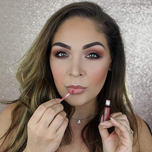 Beauty Junkees Matte Shimmer Lip Gloss Set – 3 Piece Minis Kissable Collection, Long Lasting Sheer Lipgloss, Mint Flavored Moisturizing Shine, Paraben Free, Gluten Free, Cruelty Free #TOP6