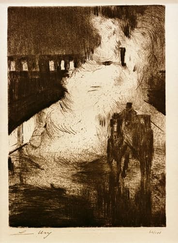 Lesser Ury Impression Peinture Huile toile de bureau 60x90cm