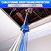 Gulfmew Drop Ceiling Cable Pulling Guide, Fish Style Wire Pulling Tool for 1