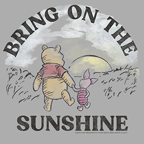 Disney Winnie The Pooh Bring on The Sunshine Boy's Heather Crew Tee2