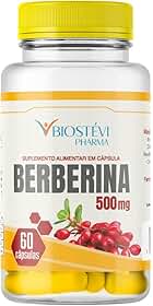 Berberina 500mg 60 Cápsulas Biostévi