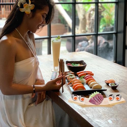 Bandeja para sushi rotatoria estilo japonés miniatura 7