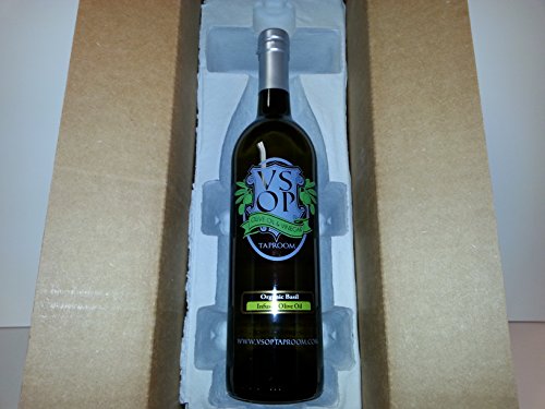 Aceite de oliva extra virgen con albahaca orgánica 750 ml miniatura 2