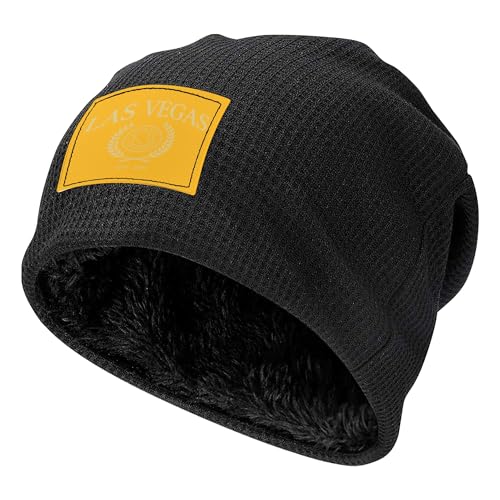 Bonnet en maille chaud avec doublure polaire pour adulte